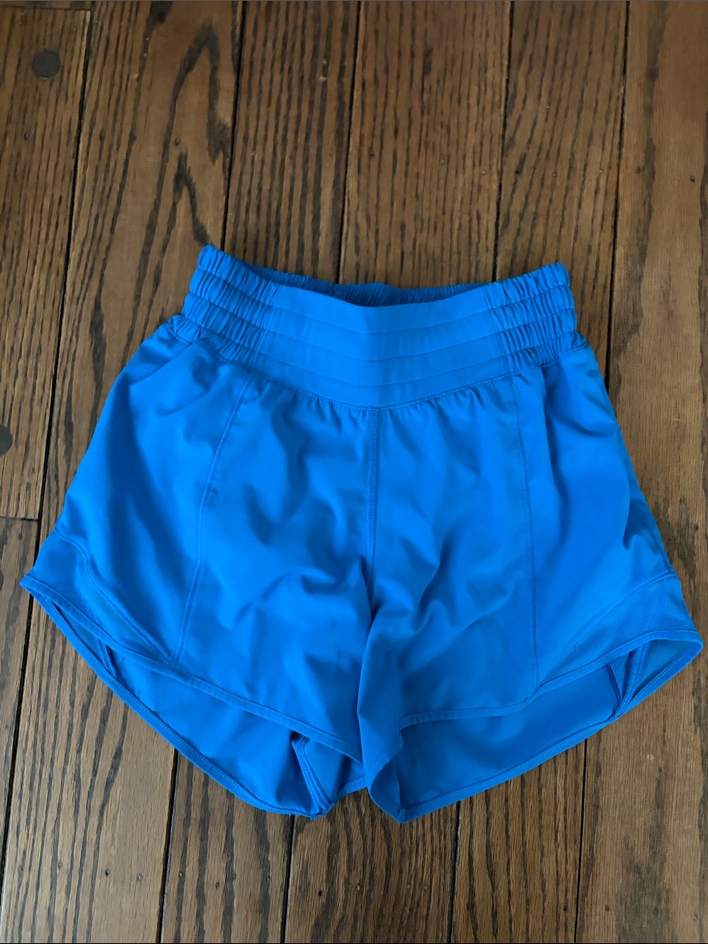 lululemon athletica Bright Blue High-Waist Athletic Shorts